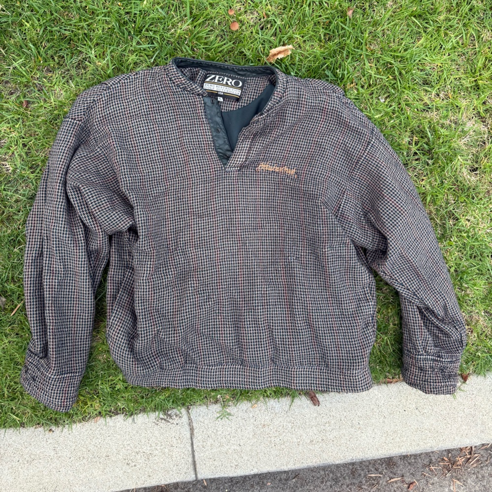 Men's Black and Brown Jacket